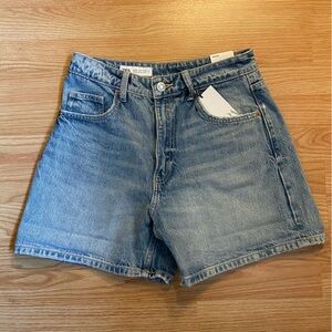ZARA Denim Bermuda mom shorts